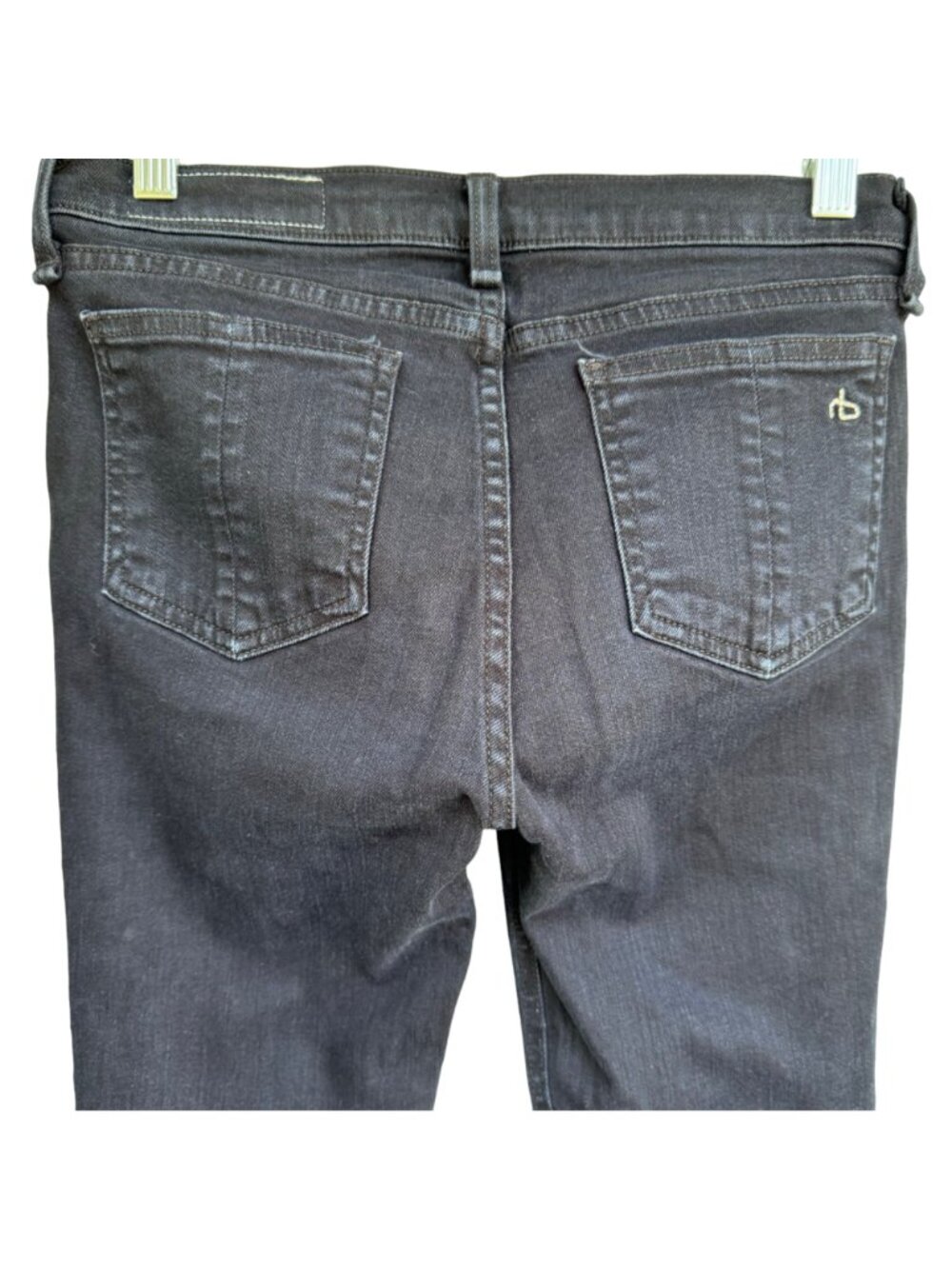 Rag & Bone Women's Coal Skinny Jeans Size 26 Button Fly Cotton Denim Designer - Picture 12 of 15